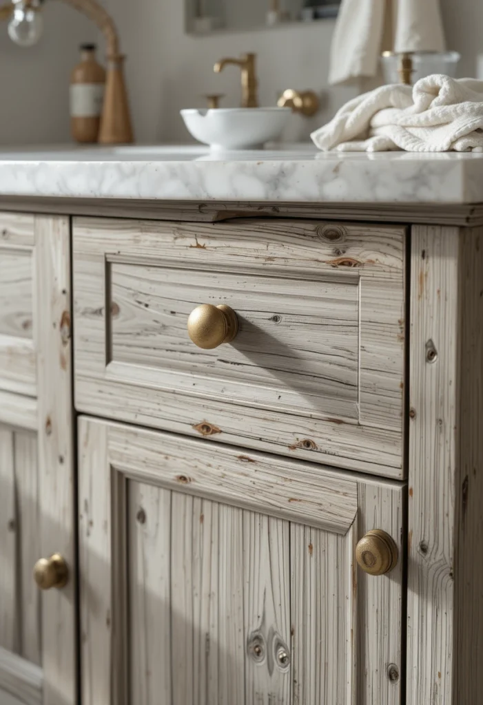 Weathered Wood Vanities That Don't Look Fake