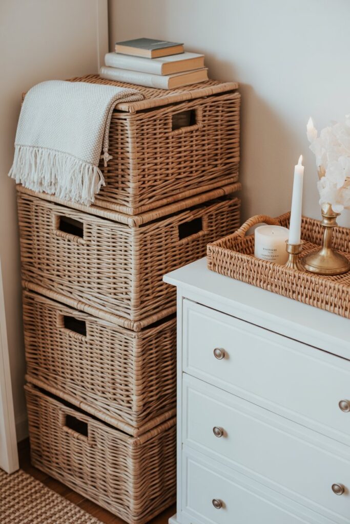 Wicker and Rattan Baskets