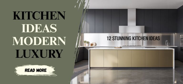 12 Stunning Kitchen Ideas Modern Luxury Style