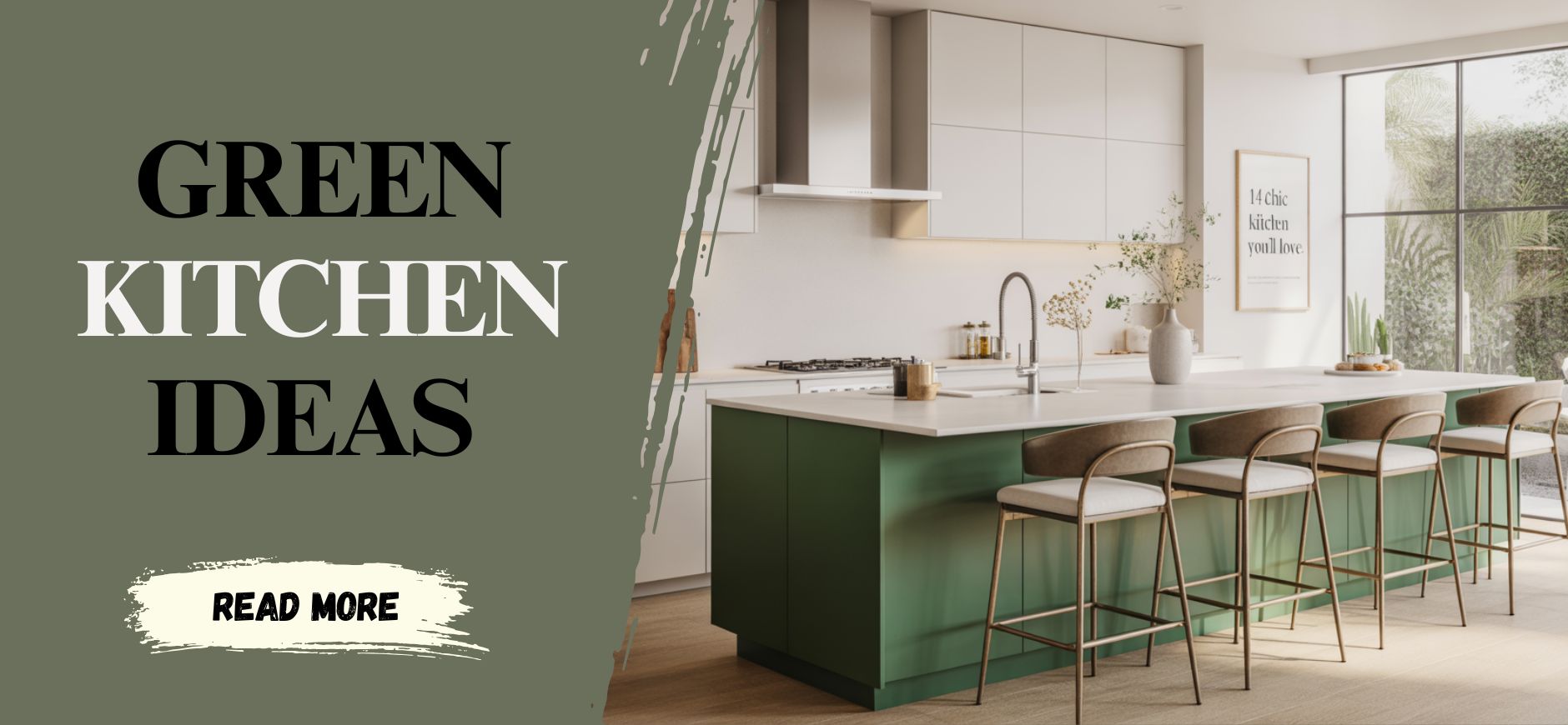 14 Chic Green Kitchen Ideas You'll Love