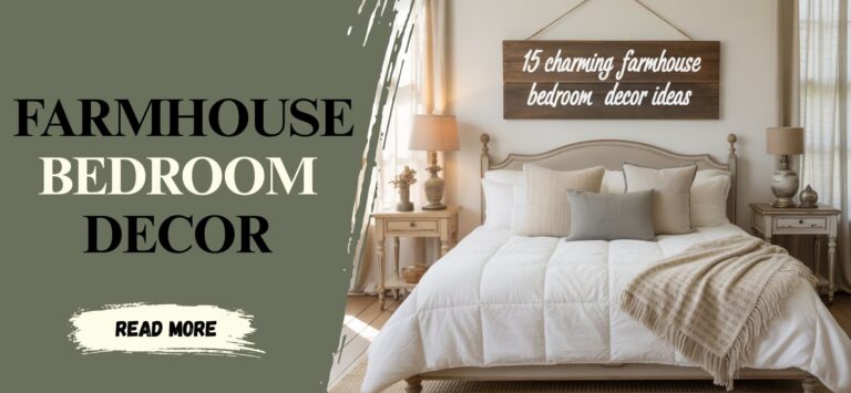 15 Charming Farmhouse Bedroom Decor Ideas