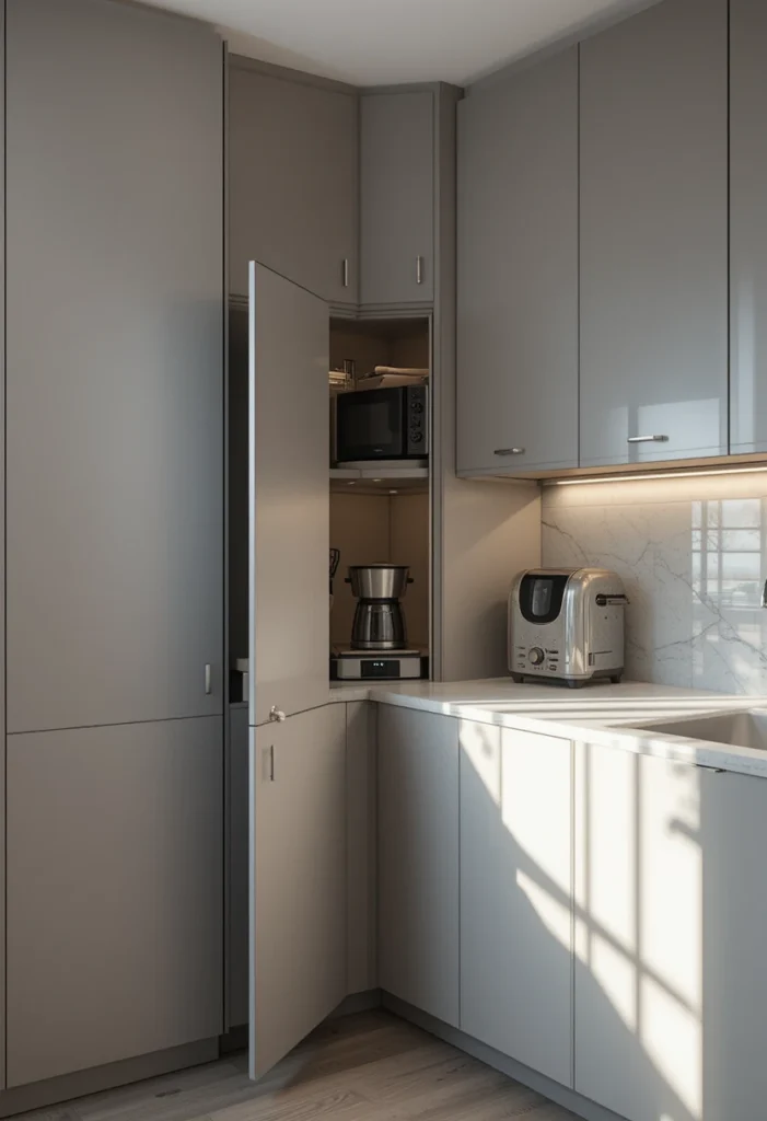 Corner Appliance Garages