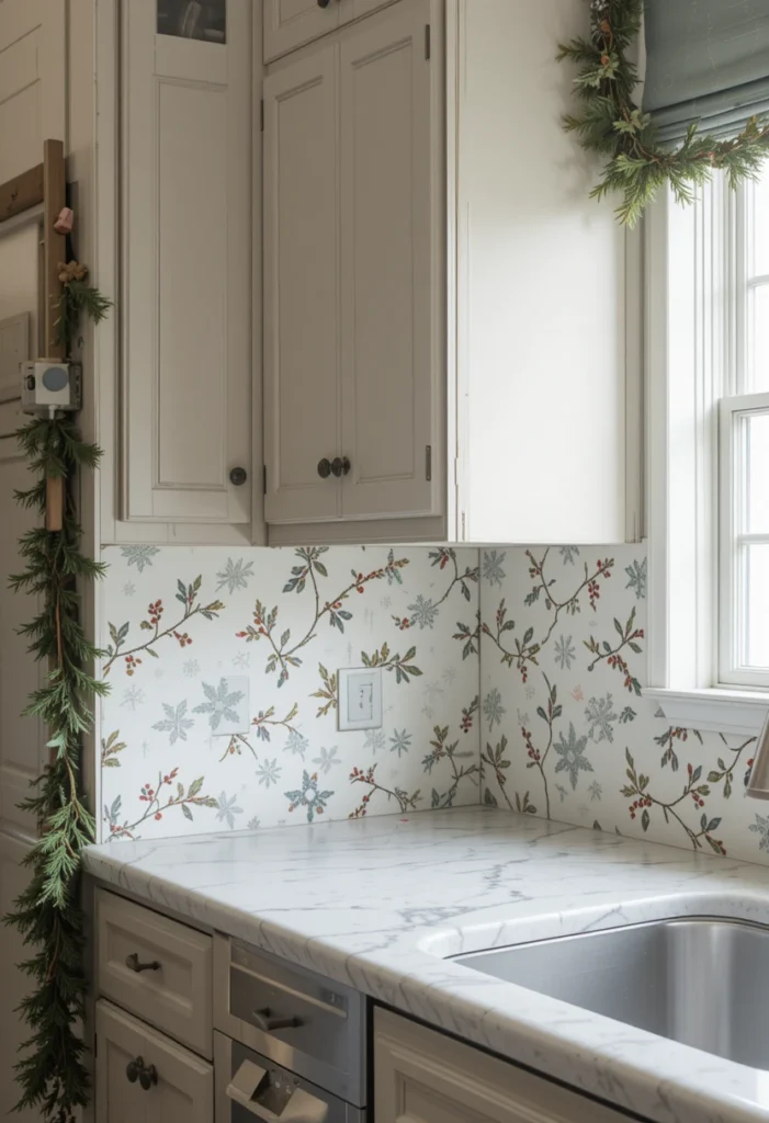 Create a Festive Backsplash Moment