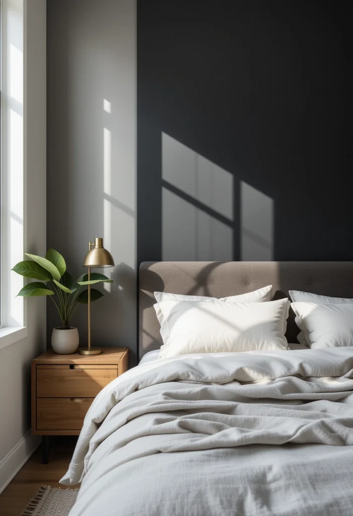 Creating Depth with Black Accent Walls