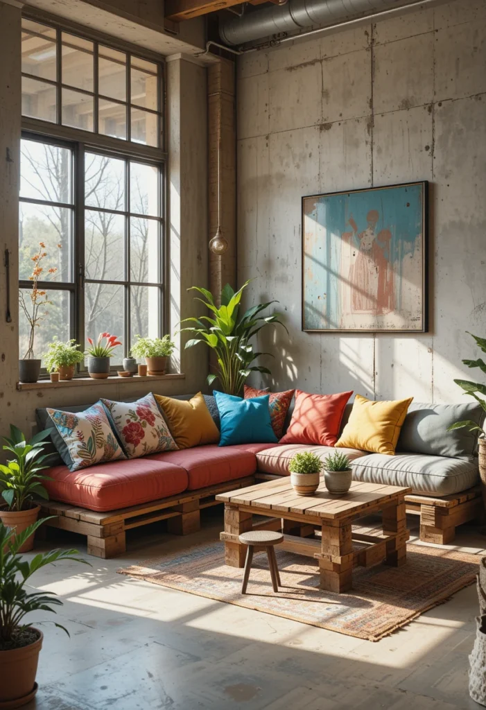 DIY Corner Seating