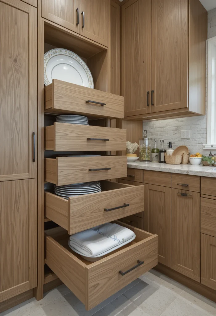 Diagonal Corner Drawers