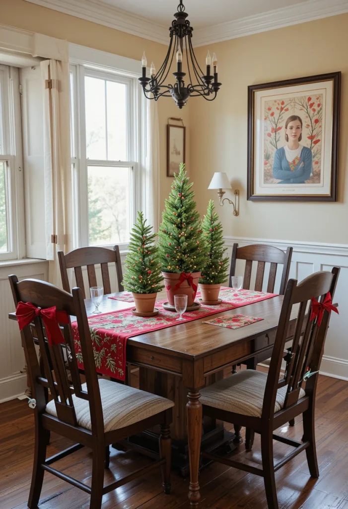 Dining Nook Christmas Cheer