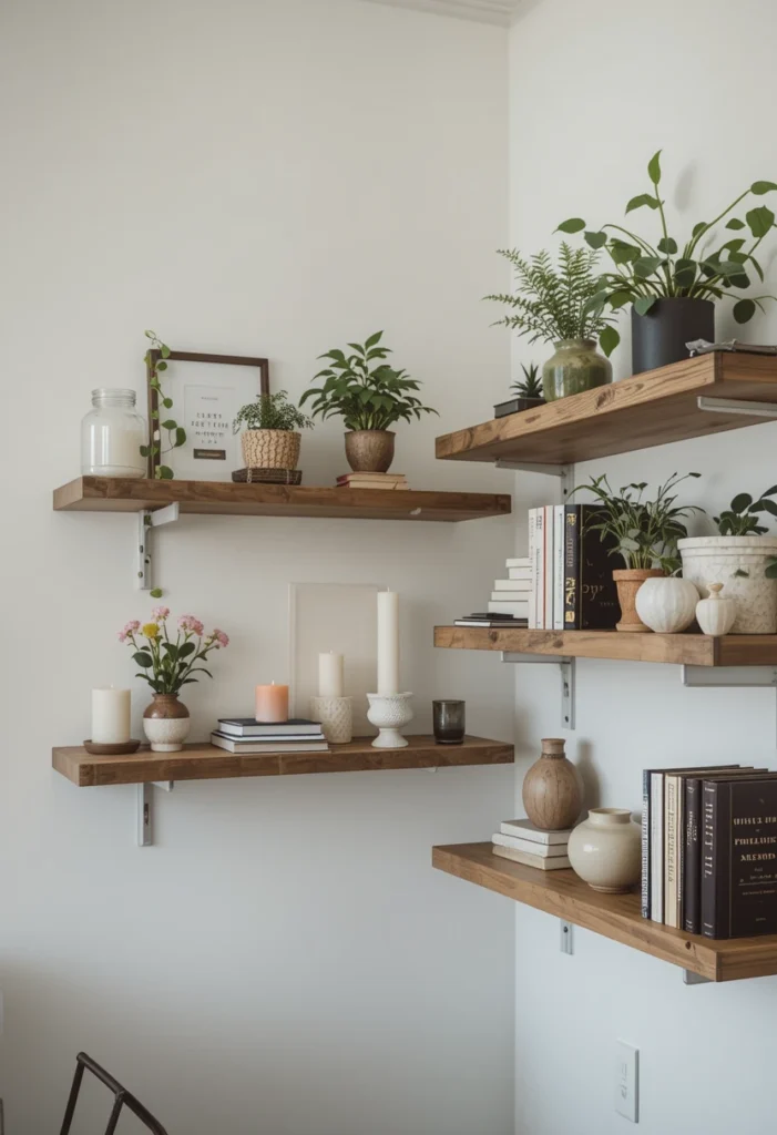 Floating Shelves as Decor