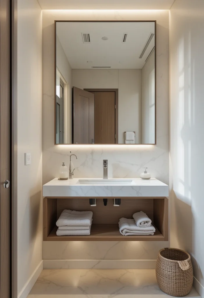 Floating Vanities Create Magic