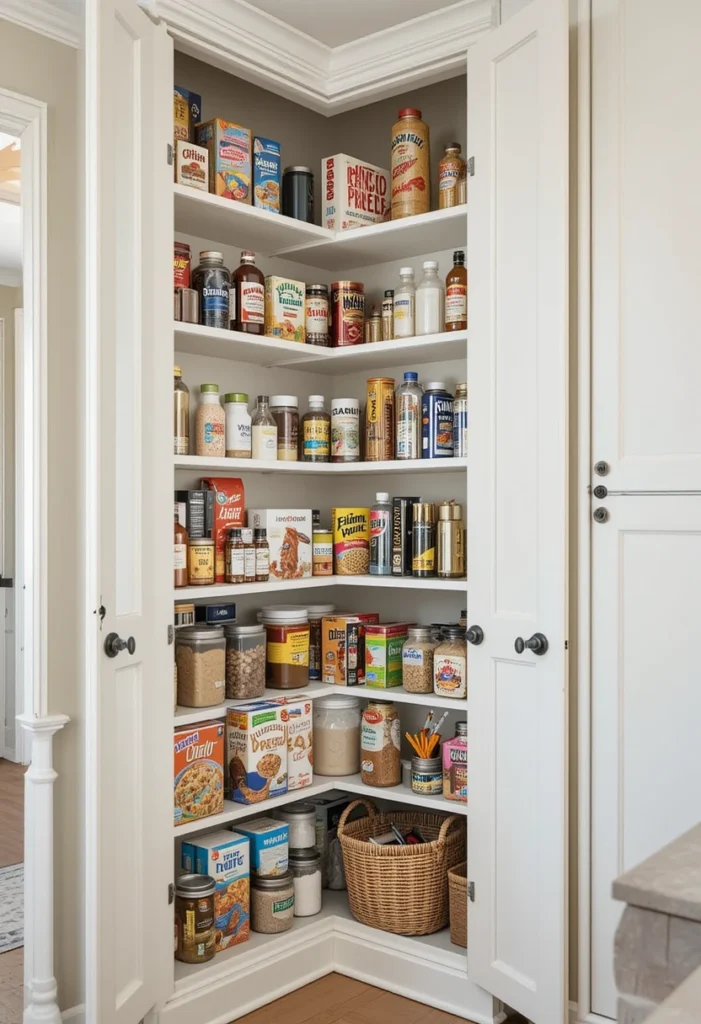 Floor-to-Ceiling Corner Pantries