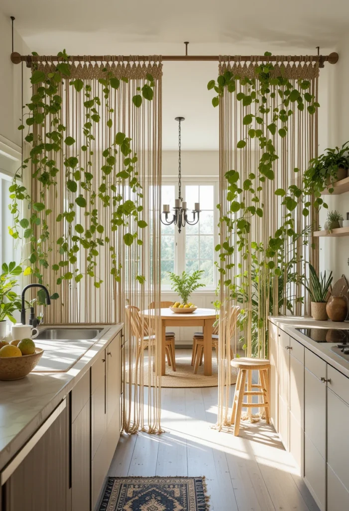 Hanging Plant Curtains