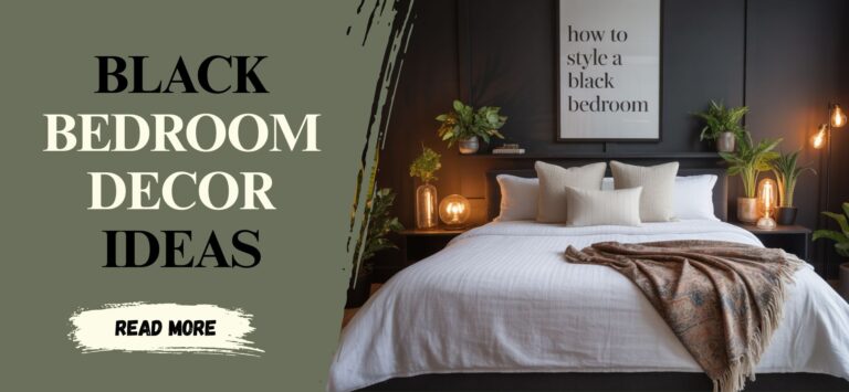 How to Style a Black Bedroom Without Making It Too Dark