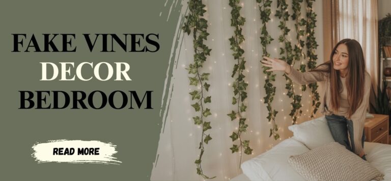 How to Style a Fake Vines Decor Bedroom on a Budget
