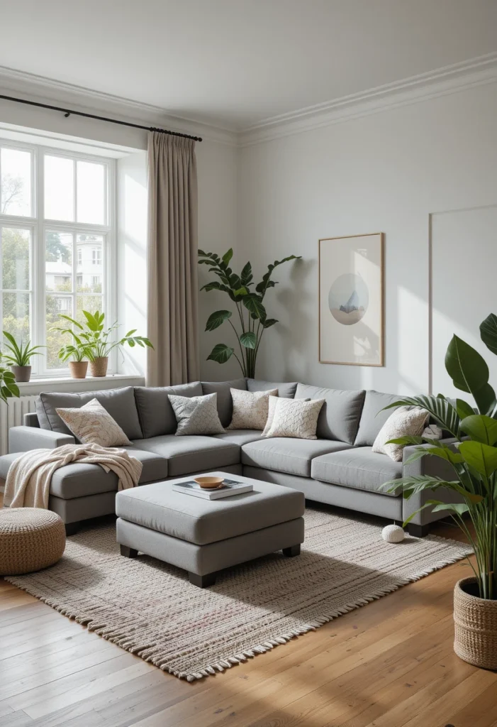 I began with a simple three-piece furniture