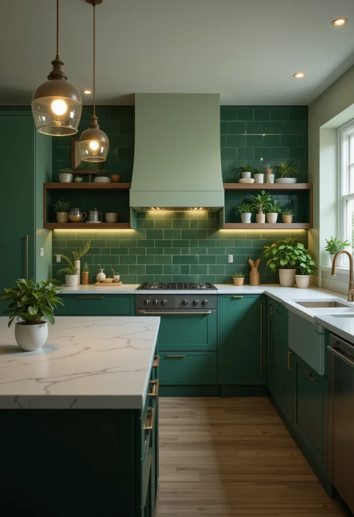 Lighting That Enhances Green Tones