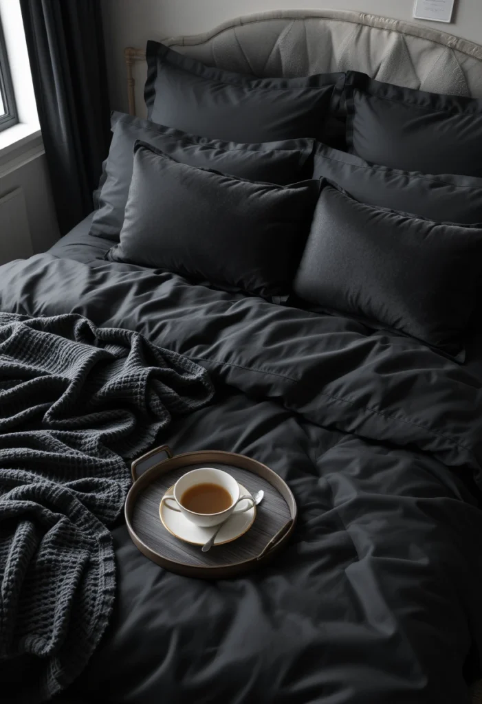 Luxurious Black Bedding Combinations
