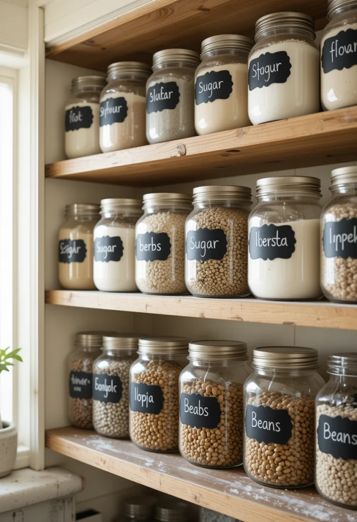 Mason Jar Organization System