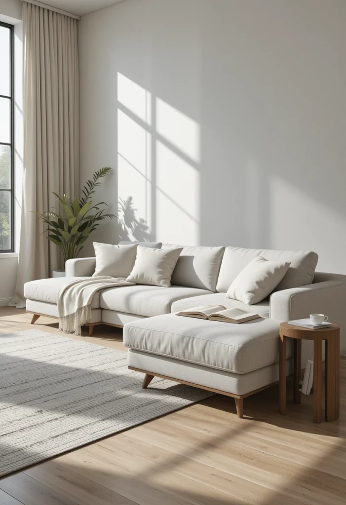Modern Minimalist Corner Sofa Magic