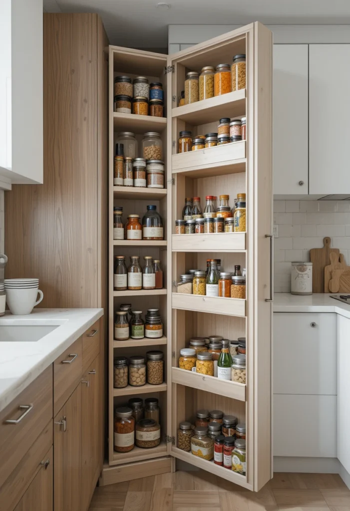 Pull-Out Pantry Towers