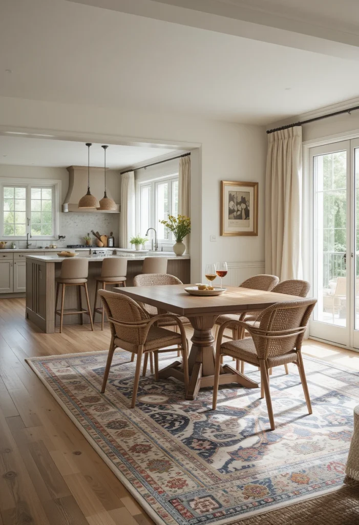 Rugs as Room Definers