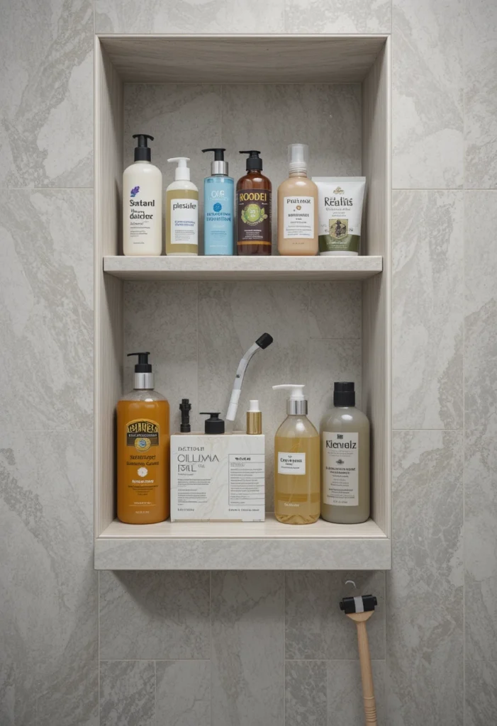 Shower Niche Organization
