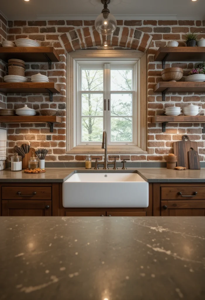 Stone and Brick Accents