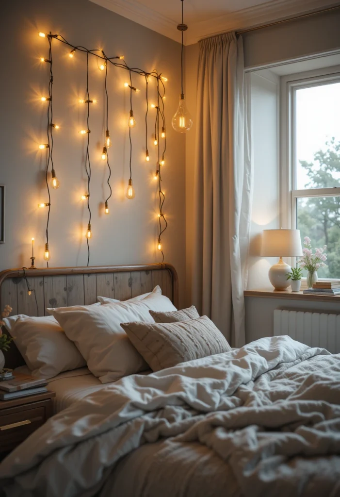 String Lights for Ambient Wall Lighting