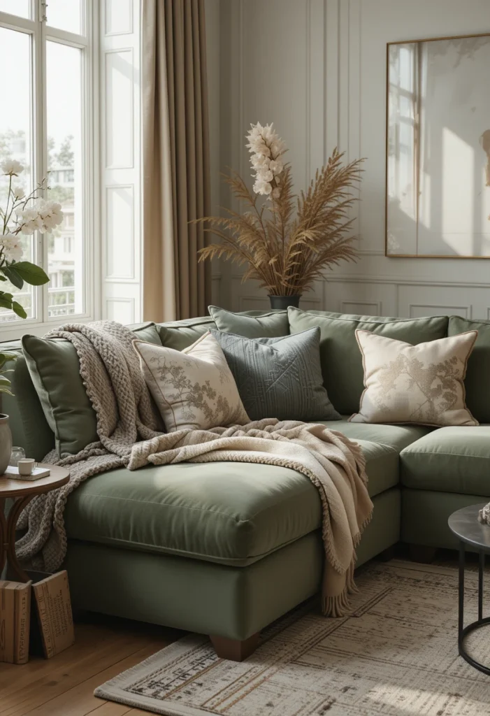 Styling Velvet Corner Sofas