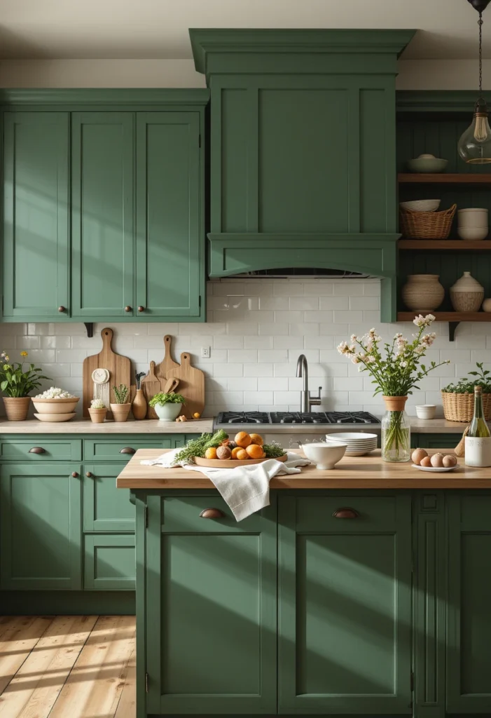 Styling Your Green Kitchen