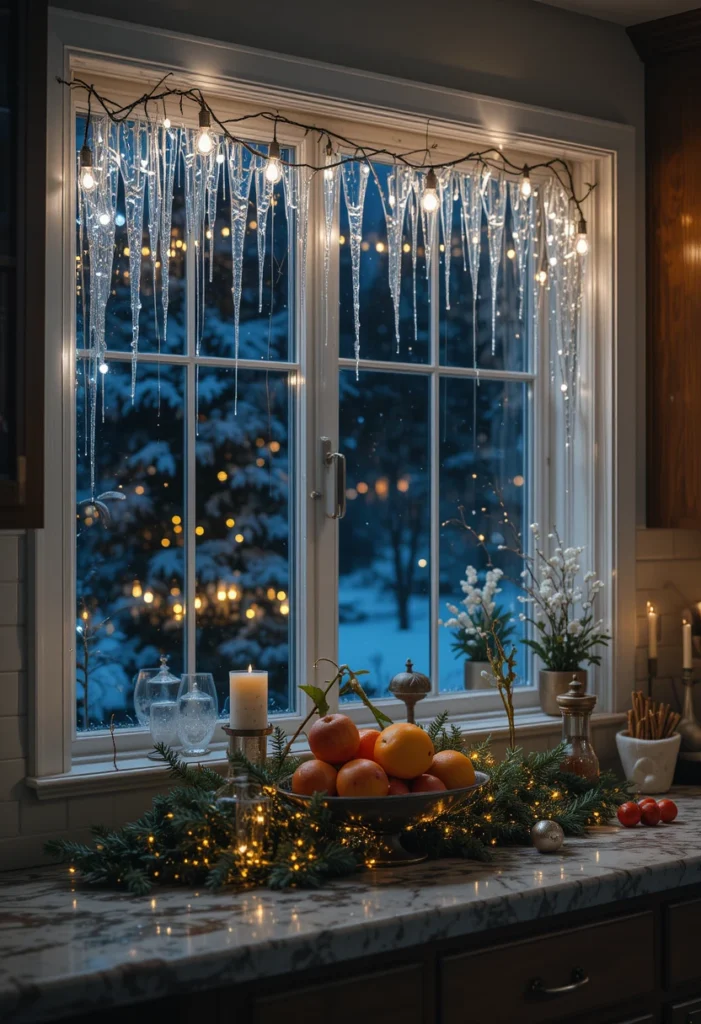 Window Icicle Lights